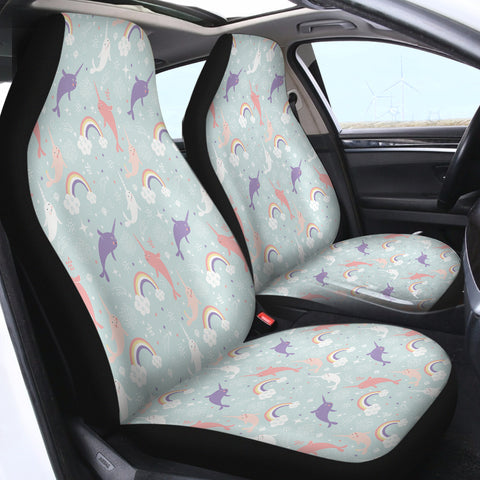 Image of Dolphin Unicorn SWQT2194 Car Seat Covers