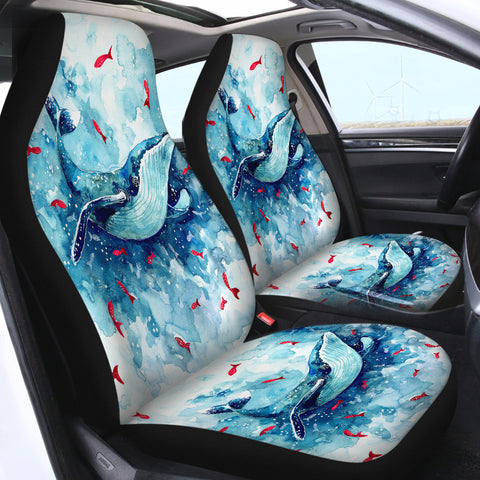 Image of Dolphin and Sea SWQT0999 Car Seat Covers