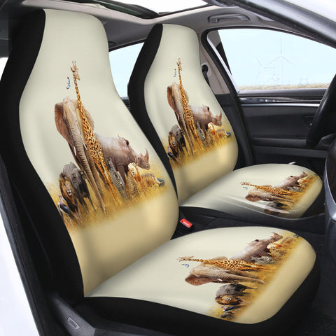 Image of Elephant SWQT1296 Car Seat Covers