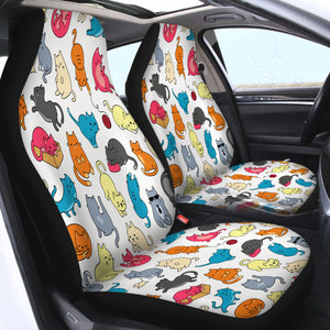 Emotions Cat SWQT0093 Car Seat Covers