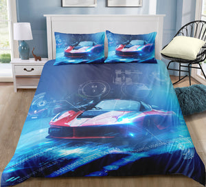 F1 Car Bedding Set - Beddingify