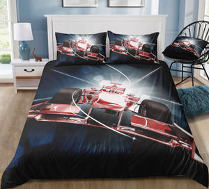 F1 Sportcar Bedding Set - Beddingify