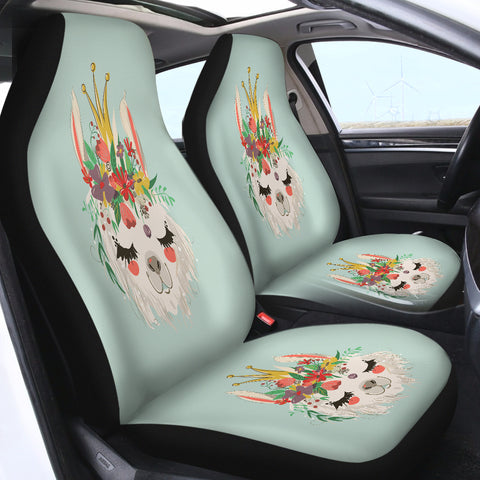 Image of Face Sheep SWQT0868 Car Seat Covers
