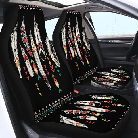 Image of Feathers SWQT0448 Car Seat Covers