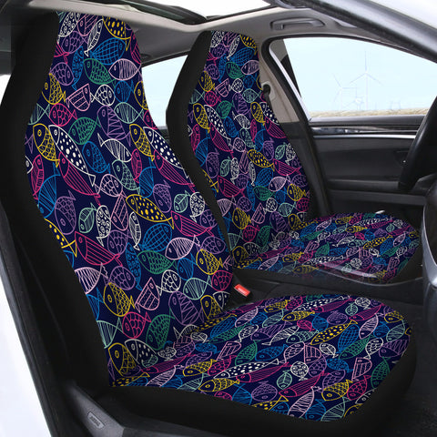 Image of Fish SWQT2184 Car Seat Covers