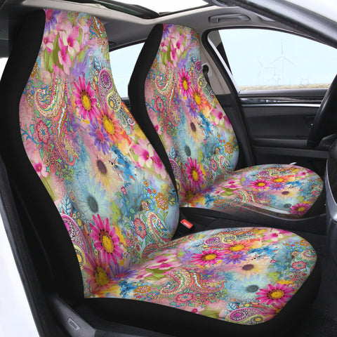 Image of Flower SWQT0524 Car Seat Covers