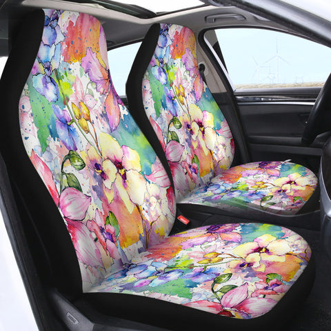 Image of Flower SWQT0666 Car Seat Covers