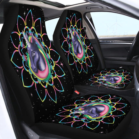 Image of Flower Unicorn SWQT0064 Car Seat Covers