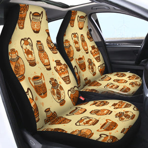 African Vase SWQT0053 Car Seat Covers