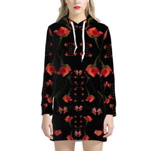 Roses And Roses Women'S Hoodie Dress
