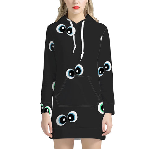 Image of Eyes In The Dark Women'S Hoodie Dress