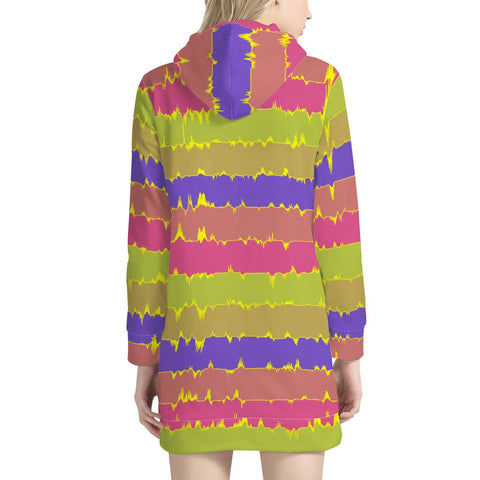 Image of Wavelengths Women'S Hoodie Dress