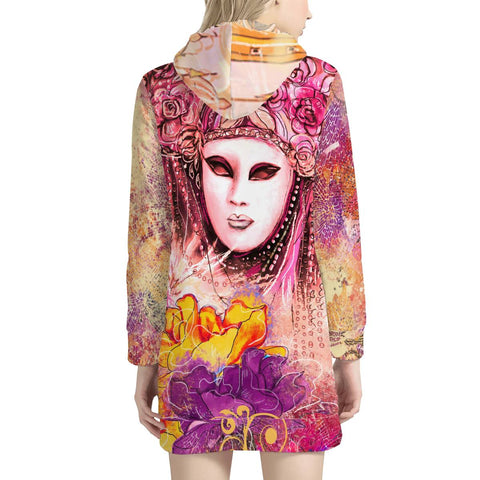 Image of Golden Venice Women'S Hoodie Dress