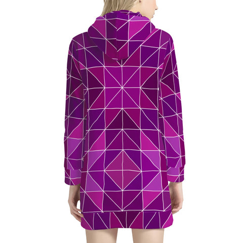 Image of Purple Passion Women'S Hoodie Dress