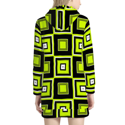 Image of Green Extreme Women'S Hoodie Dress