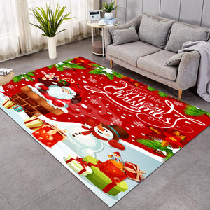 Red Christmas Theme GWBD16435 Rug