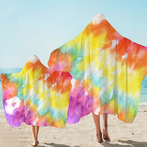 Colored Feathery Hooded Towel