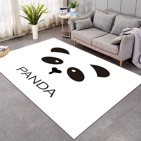 Image of Panda Face GWBJ14092 Rug