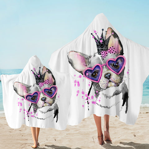 Image of Doggo Queen Hooded Towel