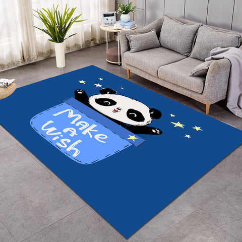 Image of Make A Wish Panda Blue GWBJ14293 Rug