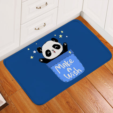 Image of Make A Wish Panda Door Mat