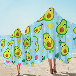 Avocado Lover GWLS14356 Hooded Towel