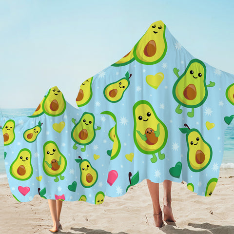 Image of Avocado Lover GWLS14356 Hooded Towel