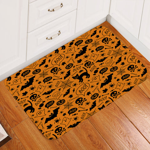 Image of Halloween Theme Caramel Door Mat