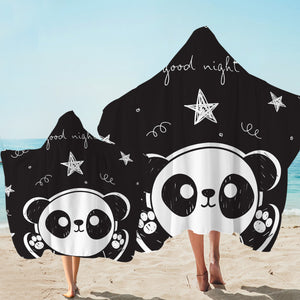 Goodnight Panda Hooded Towel