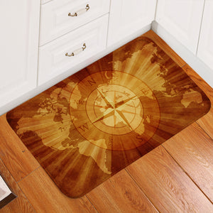 Travel Compass Door Mat