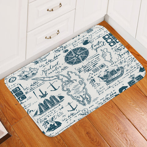 Image of Nautical Journal Door Mat