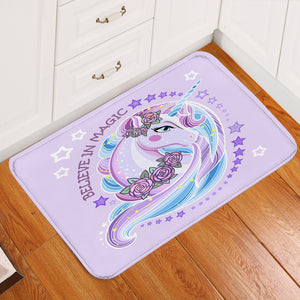 Believe In Magic Unicorn Door Mat