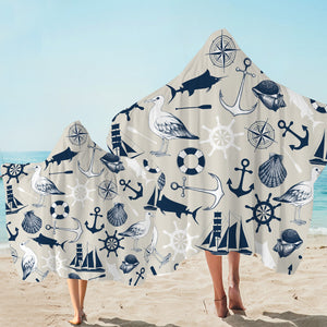 Ocean Journal Hooded Towel