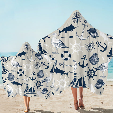 Image of Ocean Journal Hooded Towel