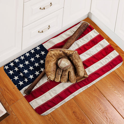 Image of 3D American Baseball Door Mat