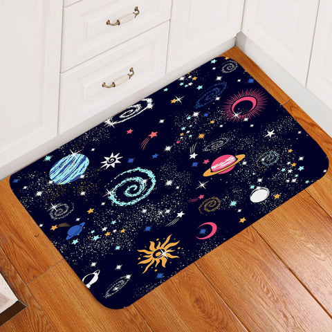 Image of Cartooned Planetary Door Mat