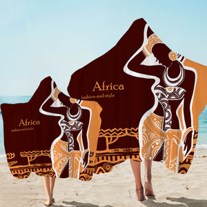 Africa Fashion Hooded Towel