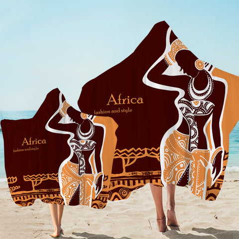 Image of Africa Fashion Hooded Towel