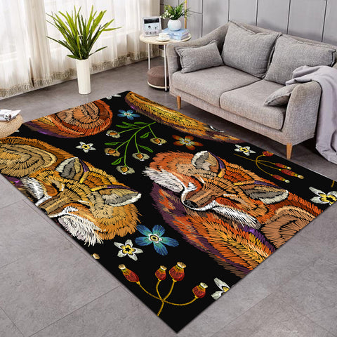 Image of Foxes GWBJ14643 Rug