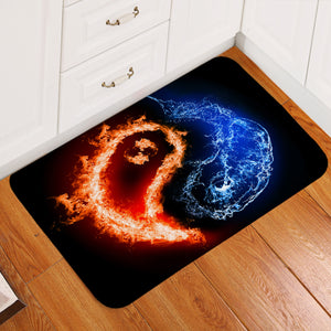 Elemental Yin Yang Door Mat