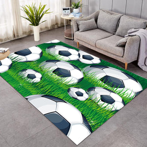 Football Balls GWBJ14725 Rug