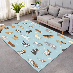 Doggo Light Blue GWBJ14809 Rug