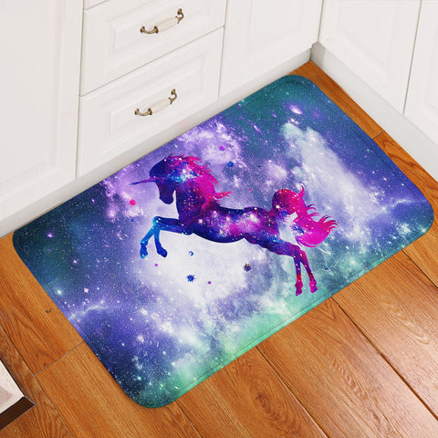 Image of Unicorn Silhouette Magical Door Mat