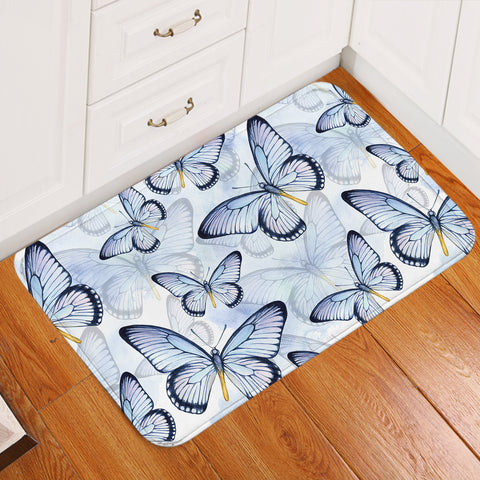 Image of Hallucinating Butterflies Door Mat