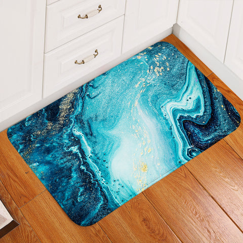 Image of Glittered Cool Stream Door Mat
