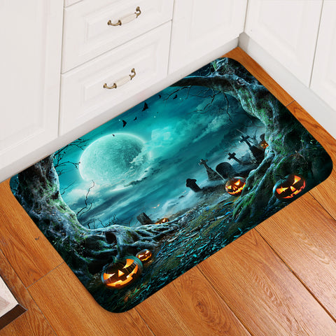 Image of Graveyard Spooky Door Mat