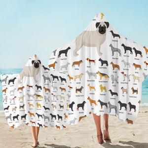 Doggies Almanac Hooded Towel