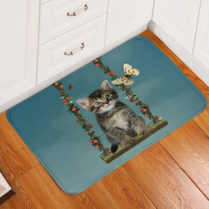 Naive Kitty Door Mat