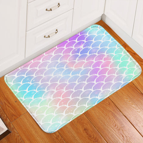 Image of Fish Scales Rainbow GWDD15067 Door Mat