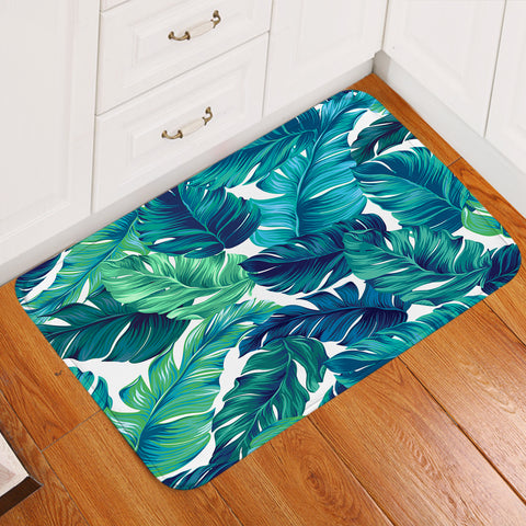 Image of Lush Leaves Cool Door Mat